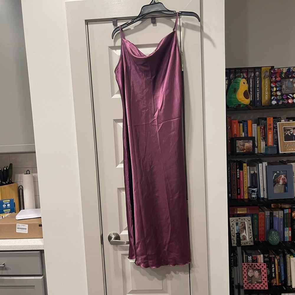 Cowl neck dress